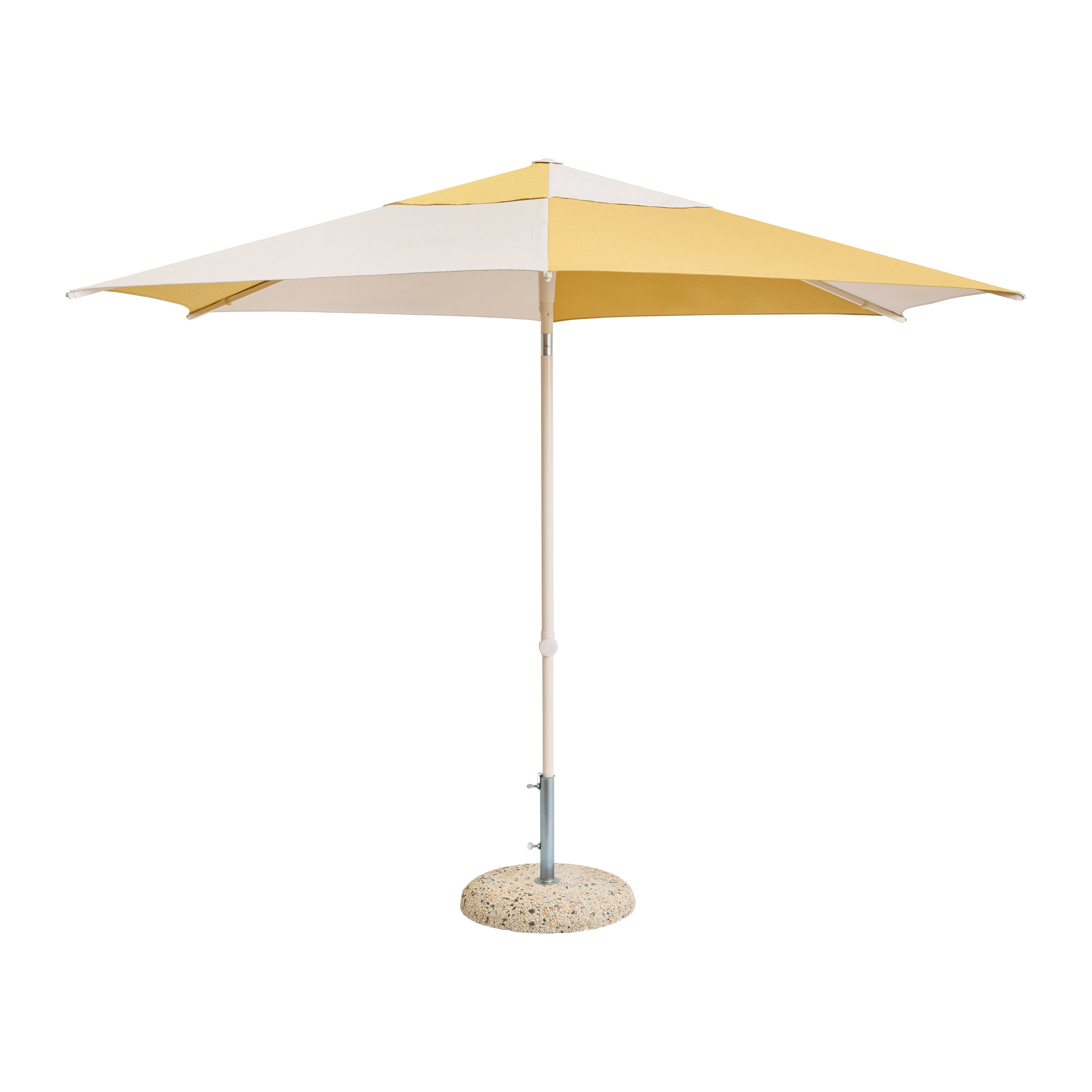 HAY Terrazza Parasol Zeshoek - Okergeel