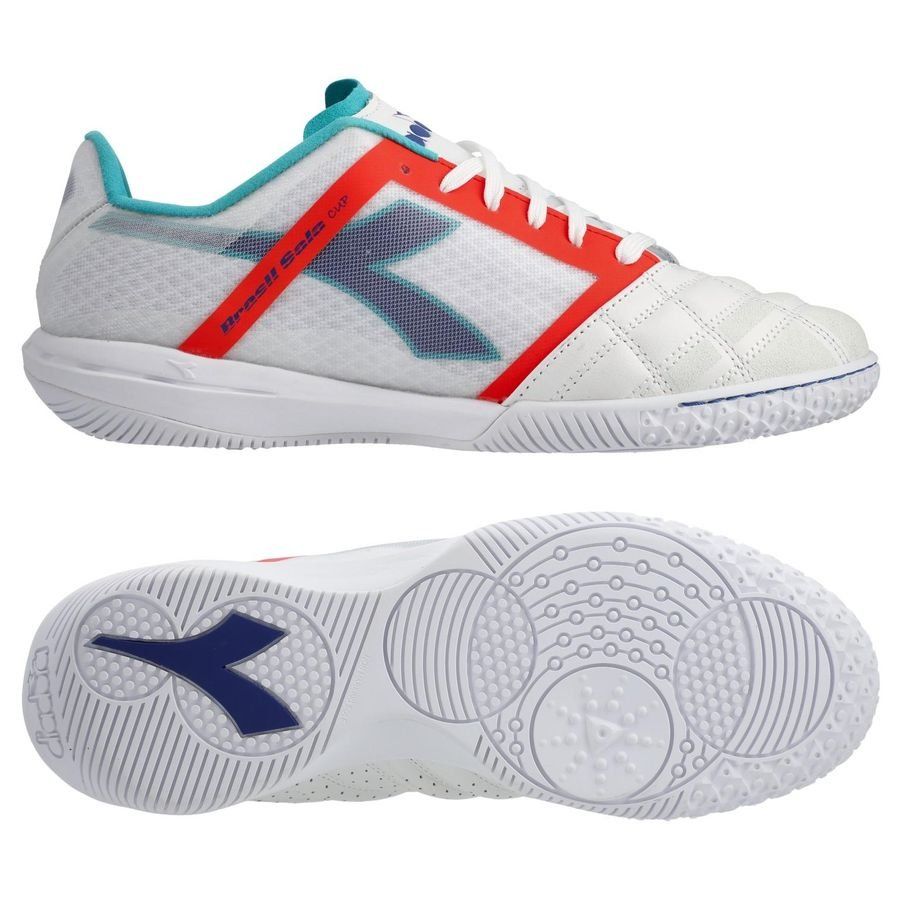 Diadora Brasil Sala Cup ID - Blanc/Bleu Marine/Rouge