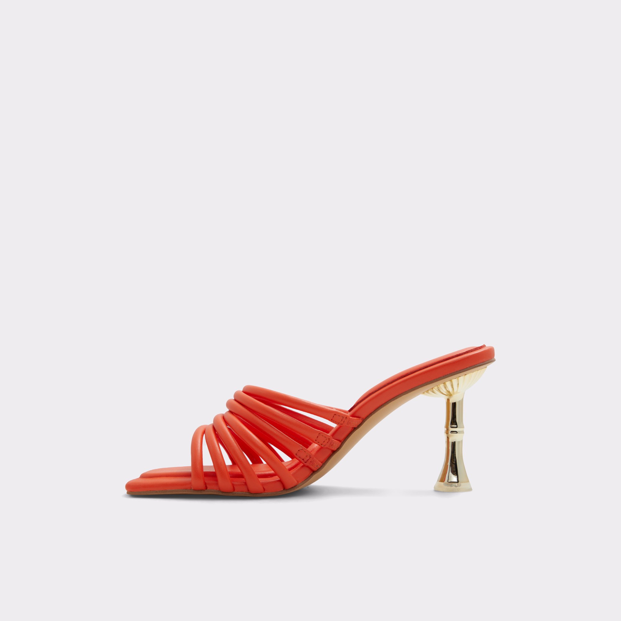 Harpa Bright Orange Women Strappy Sandals