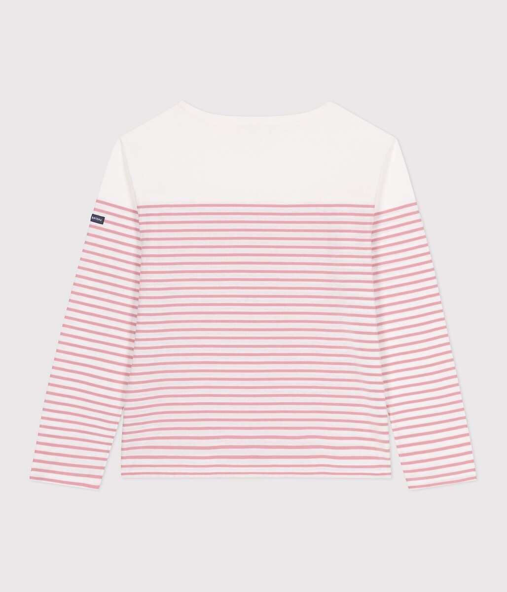 PETIT BATEAU<br>Camiseta de manga comprida de algodão