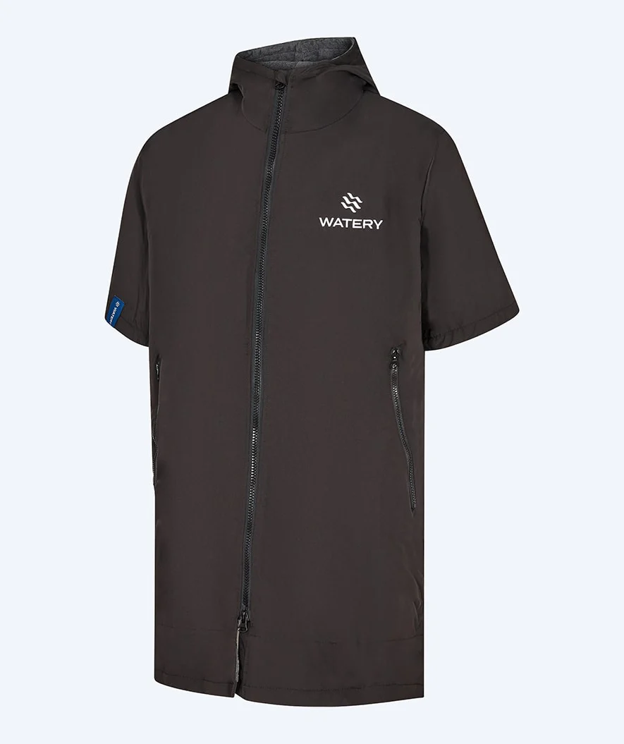 Watery Surf poncho - Waterproof - Sort