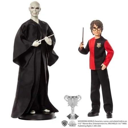 Mattel Harry Potter Geschenkset für Sammler mit Voldemort-Puppe und Harry Potter-Puppe