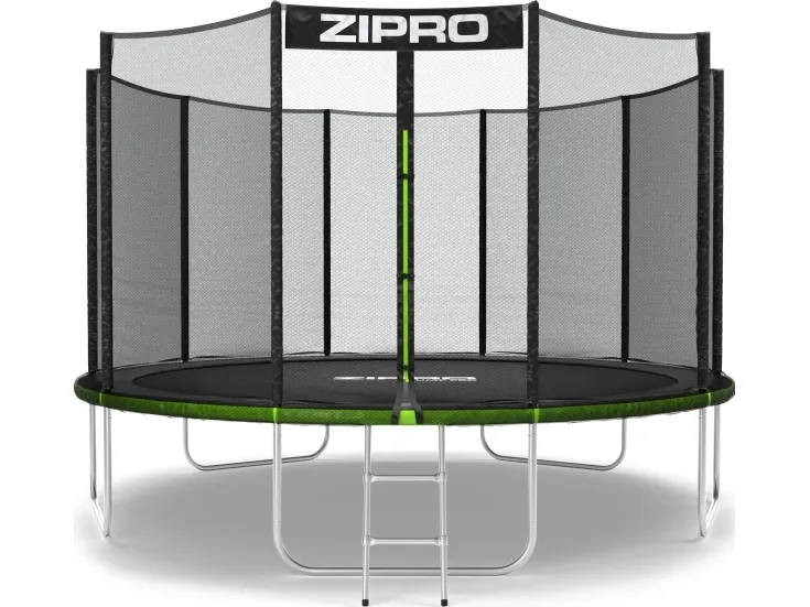 Zipro Trampolin med eksternt net 12FT 374cm   skopose