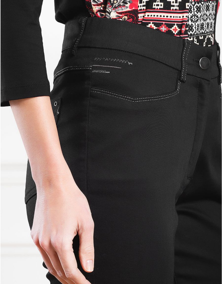 Pantalon flare noir