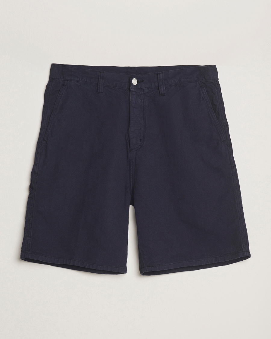 Carhartt WIP Walter Single Knee Cotton/Linen Short Dark Navy
