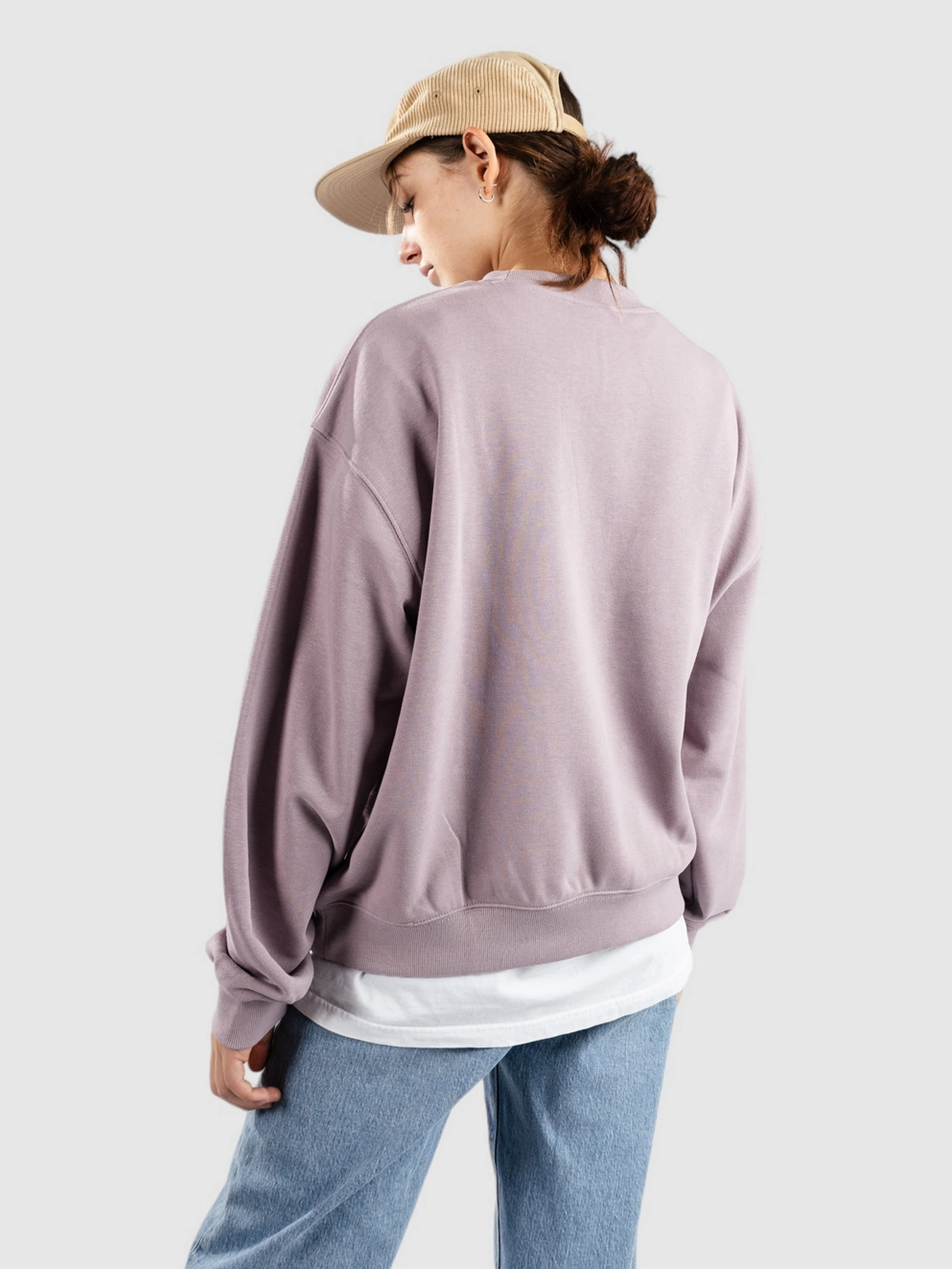 New Balance Sport Essentials French Terry Crew Sweater ice wine