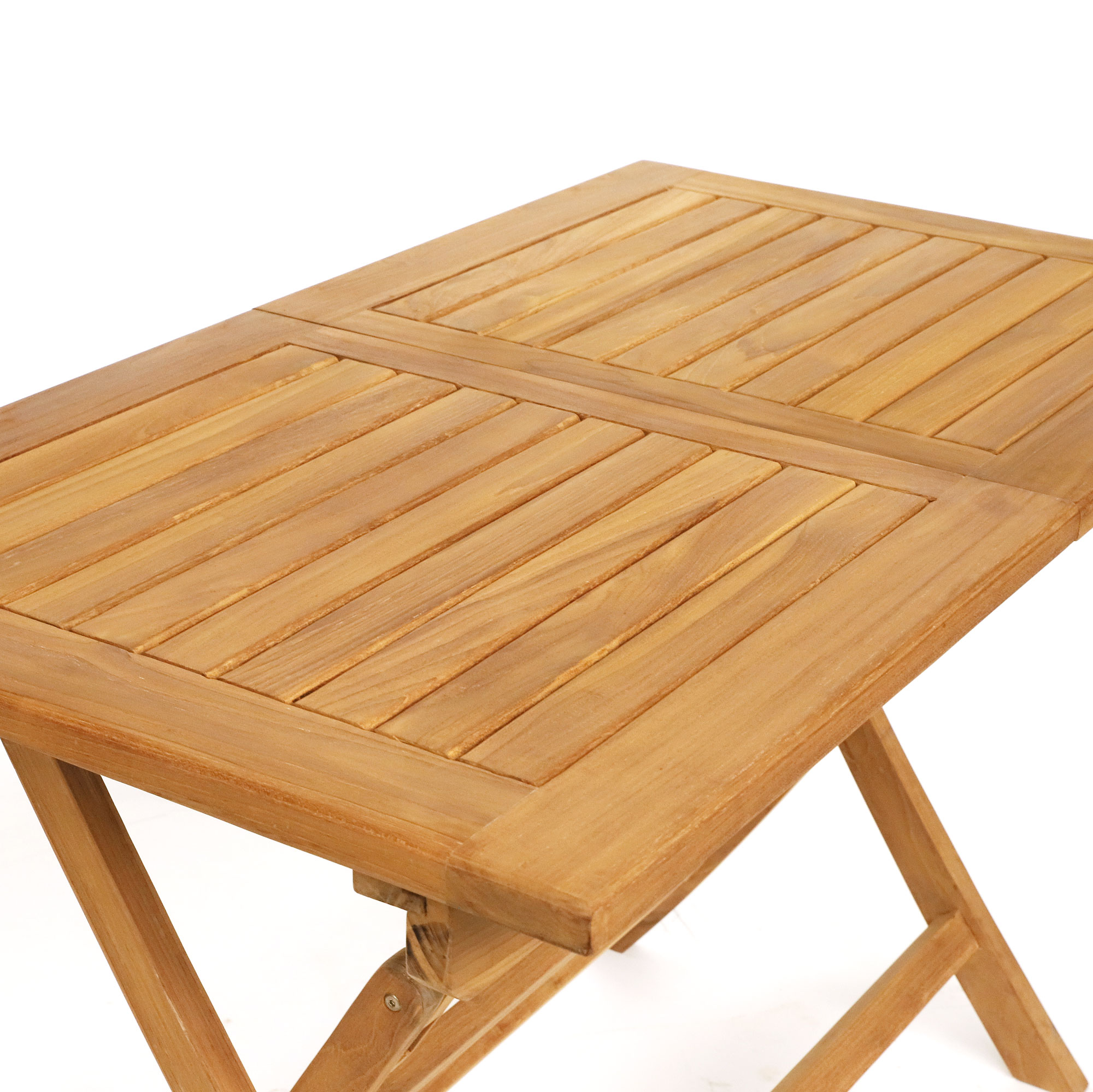 Klapp- & Auszieh-Gartentisch 'Stavanger', Teak natur, B 120 / 170 cm, L 70 cm, H 75 cm günstig bestellen