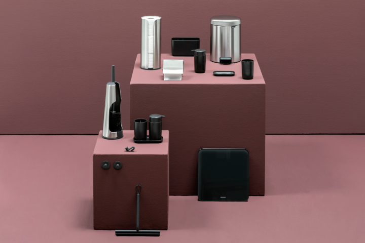 ReNew Toiletrolhouder met klep - Matt Steel