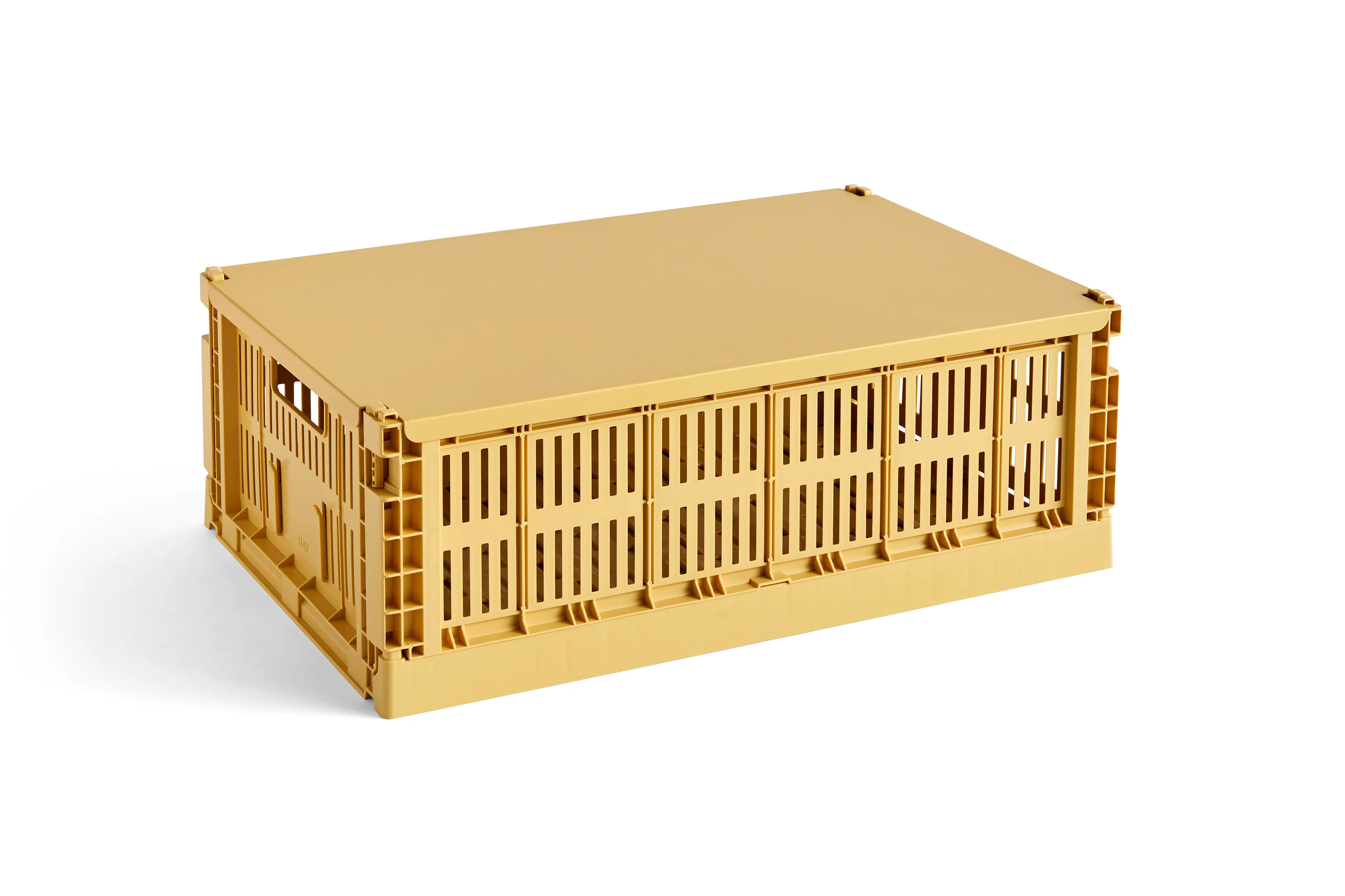 HAY  Colour Crate låg L - gul