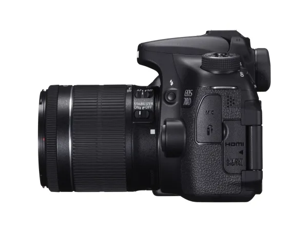 Canon EOS 70D - Digitalkamera - SLR - 20.2 MP - APS-C - 1080p - 3x optisk zoom EF-S 18-55 mm IS STM objektiv - Wireless LAN