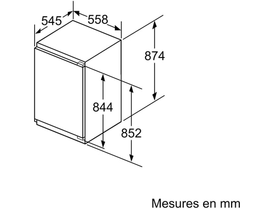 SIEMENS - Congélateur encastrable armoire GI21VADE0, iQ500, lowFrost, bigBox