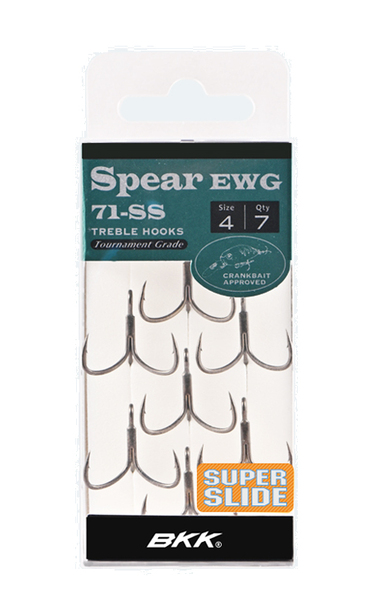 Hameçons triples BKK Spear EWG-71 SS Dreg (7 pcs)