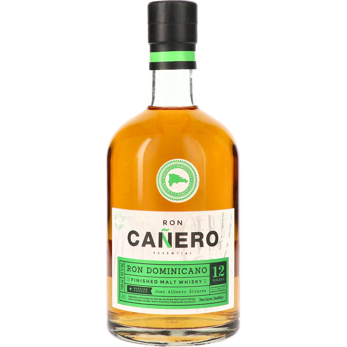 Ron Canero 12 Years Malt Whisky Cask Finish 70 cl