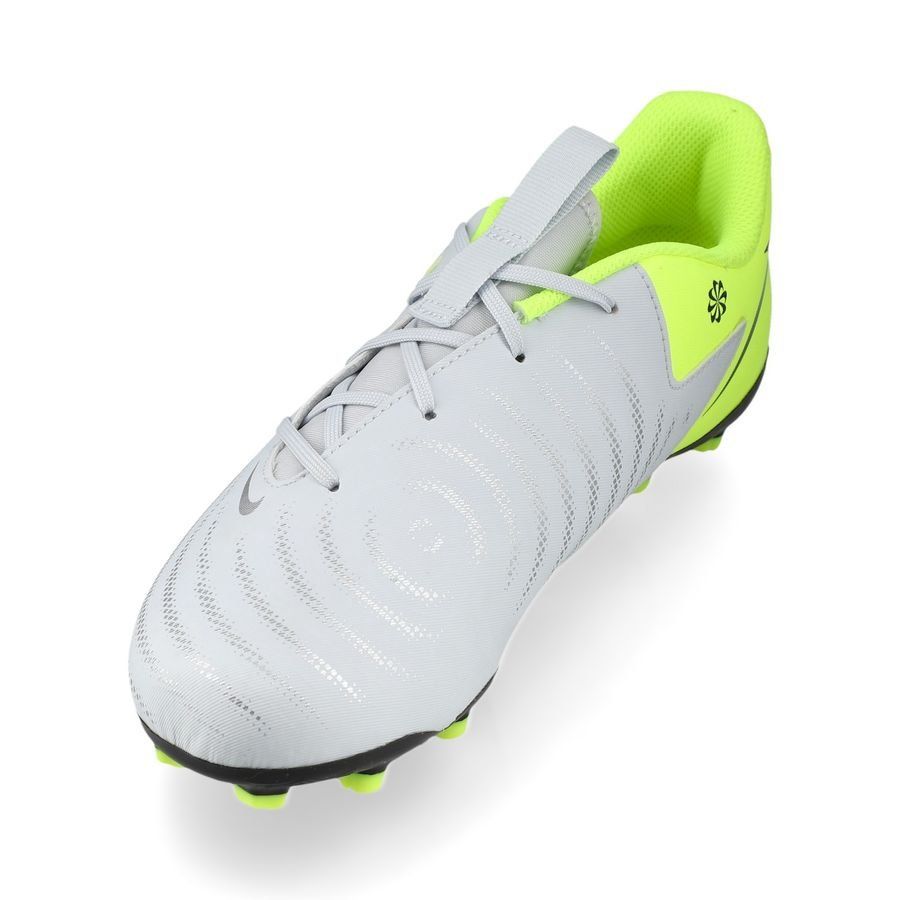 Nike Phantom GX II Academy MG Mad Voltage - Argenté/Noir/Jaune Fluo Enfant