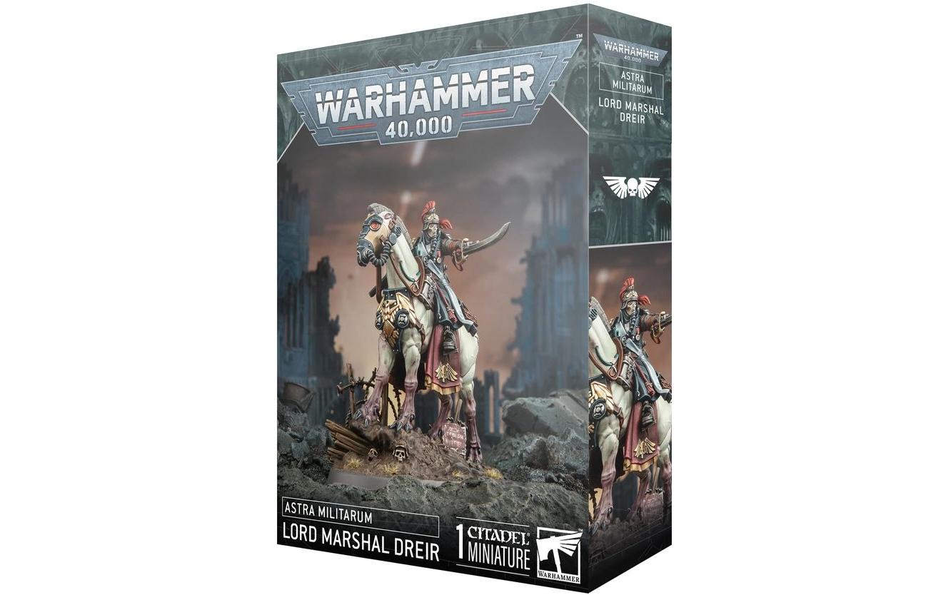 Figur Warhammer 40.000 Lord Marschall DreirWarhammer 40.000, Astra Militarum: Lord Marschall Dreir – Bausatz