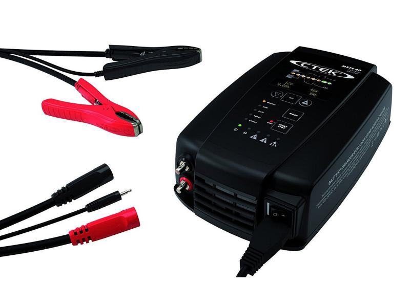 Ctek Batterieladegerät MXTS 40 Werkstattladegerät für 12- und 24-Volt-Batterien