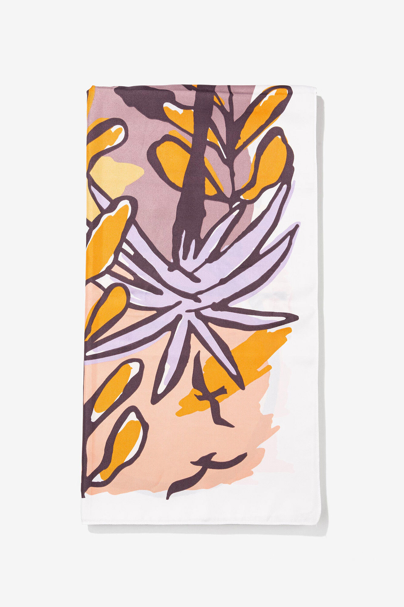Pañuelo quadrado de raso - estampado