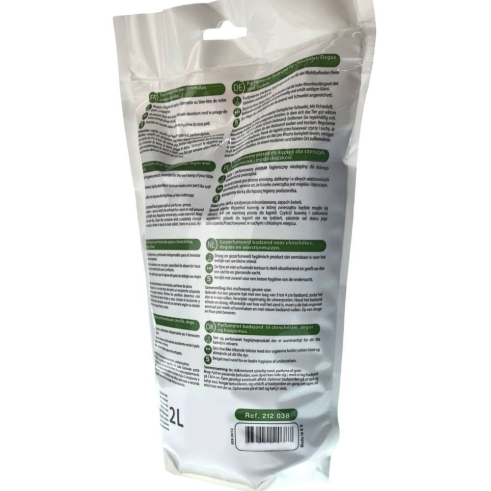 Terre de bain pin pour chinchilla 1.7 kg