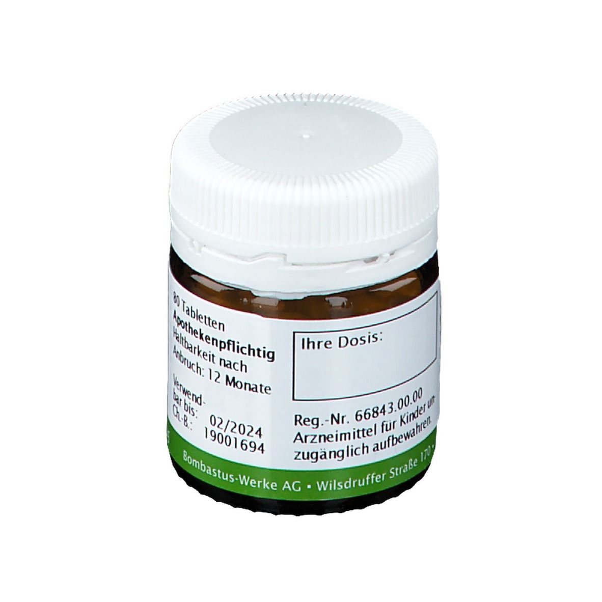 Bombastus Biochemie 12 Calcium sulfuricum D 6 Tabletten