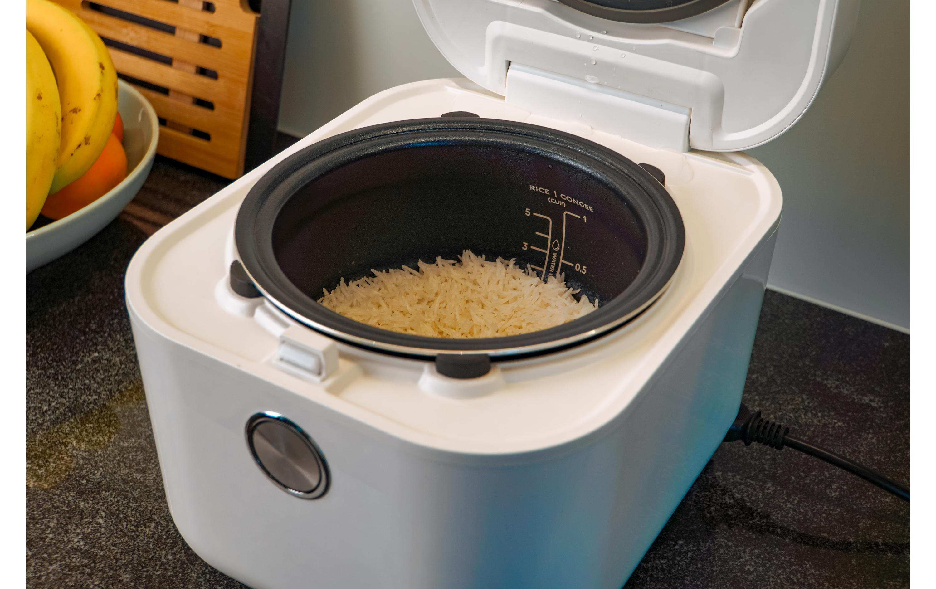 Reiskocher SAN Induktion 4 L, Weiss<br>Innovative Technologie für perfekt gekochten Reis im Handumdrehen