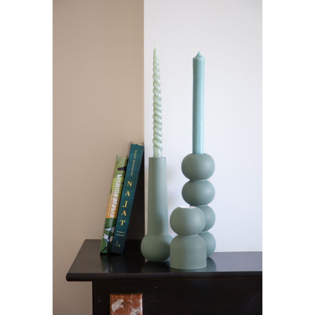 LEMON LILY Candleholder stack 2-in-1 - Green