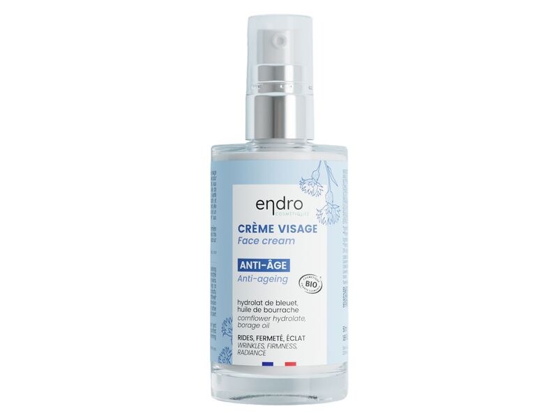 endro Natürliche anti-ageing Gesichtscreme 50 ml Gesichtspflege für reife Haut