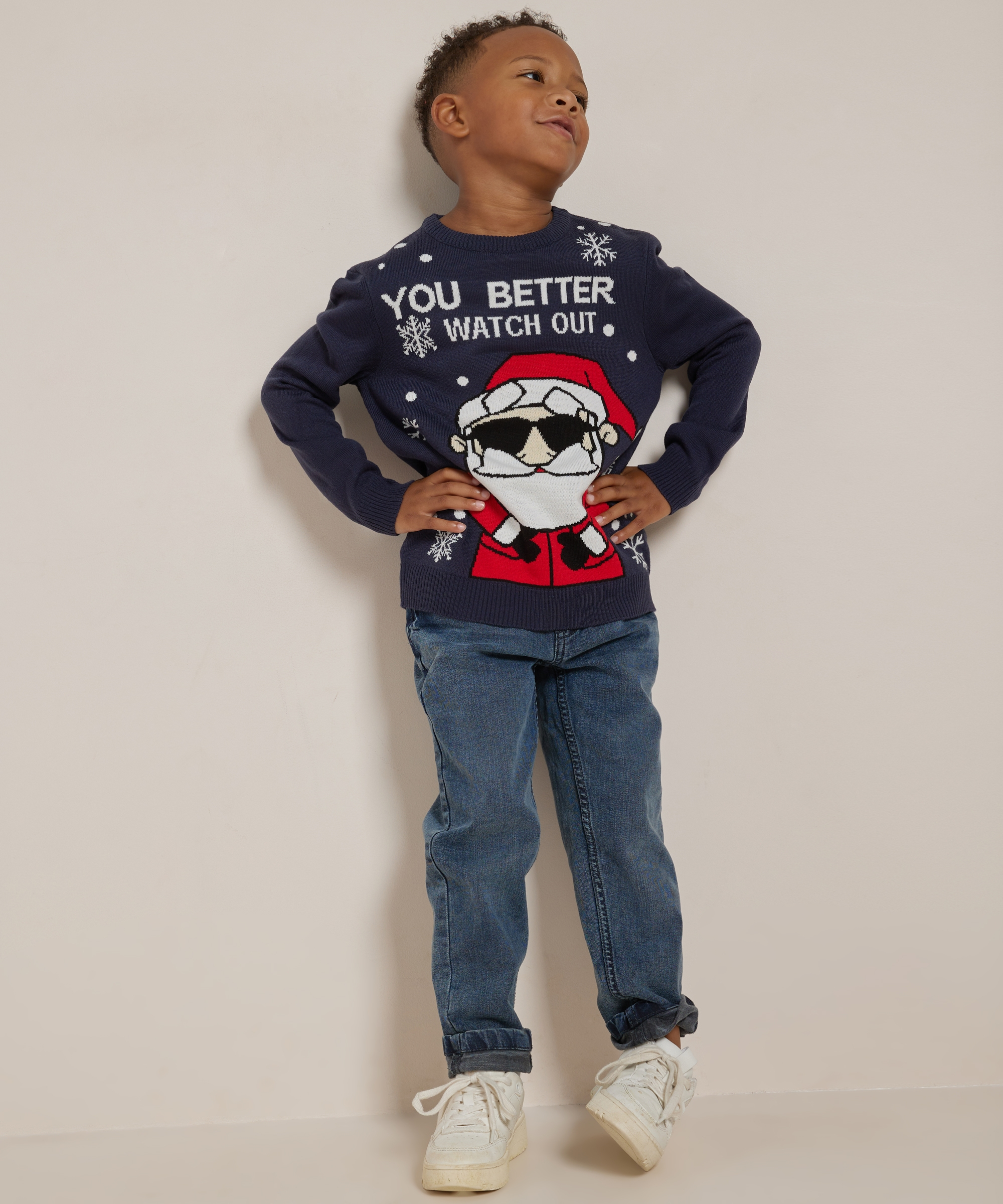 trui met kerstprint