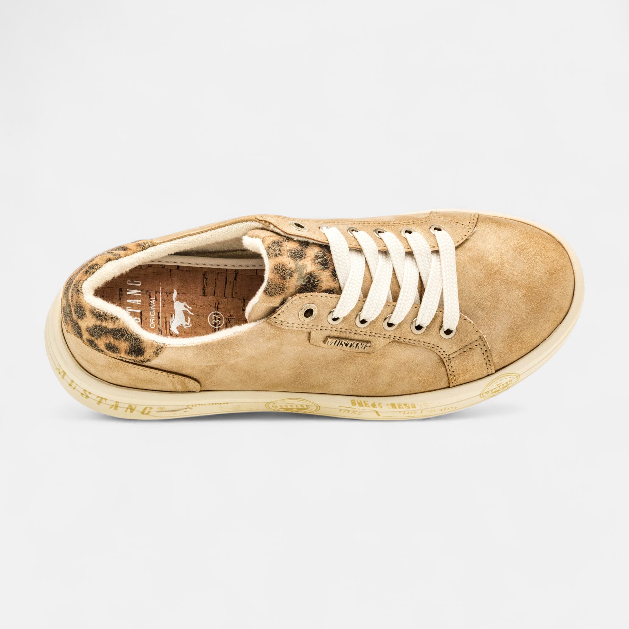 Baskets basses Femme or