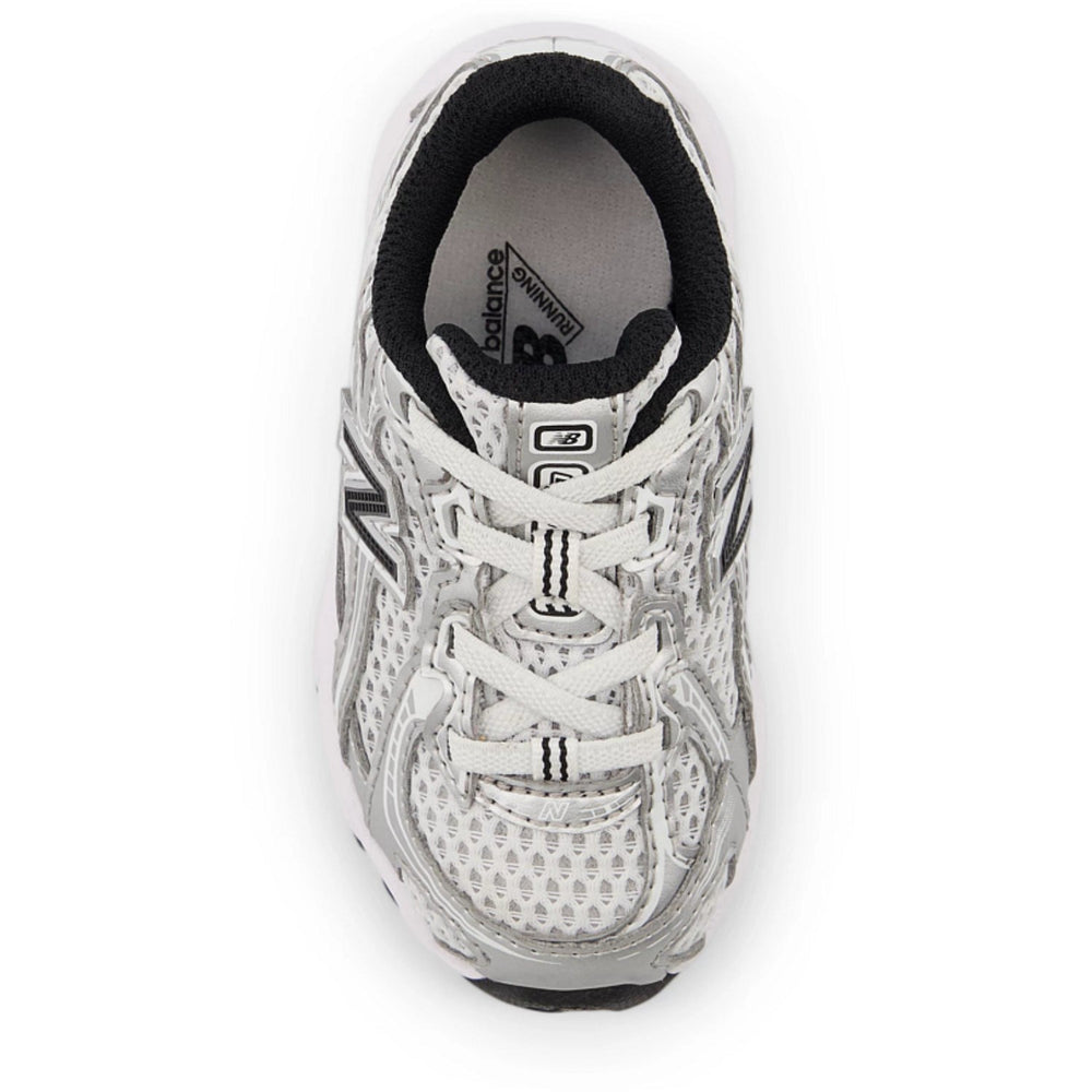 Køb New Balance Silver Metallic 740 Kids Bungee Lace Sneakers
