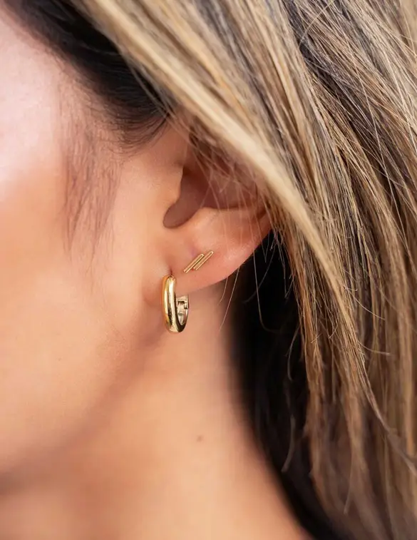 My Jewellery Studs Dubbel staafje MJ08528