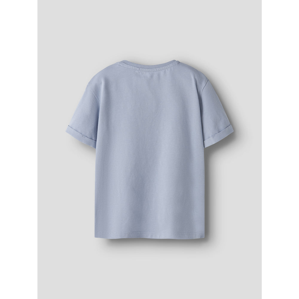 Køb Name It Blue Fog Nmmantonio Stitch Ss Nreg Top Wdi