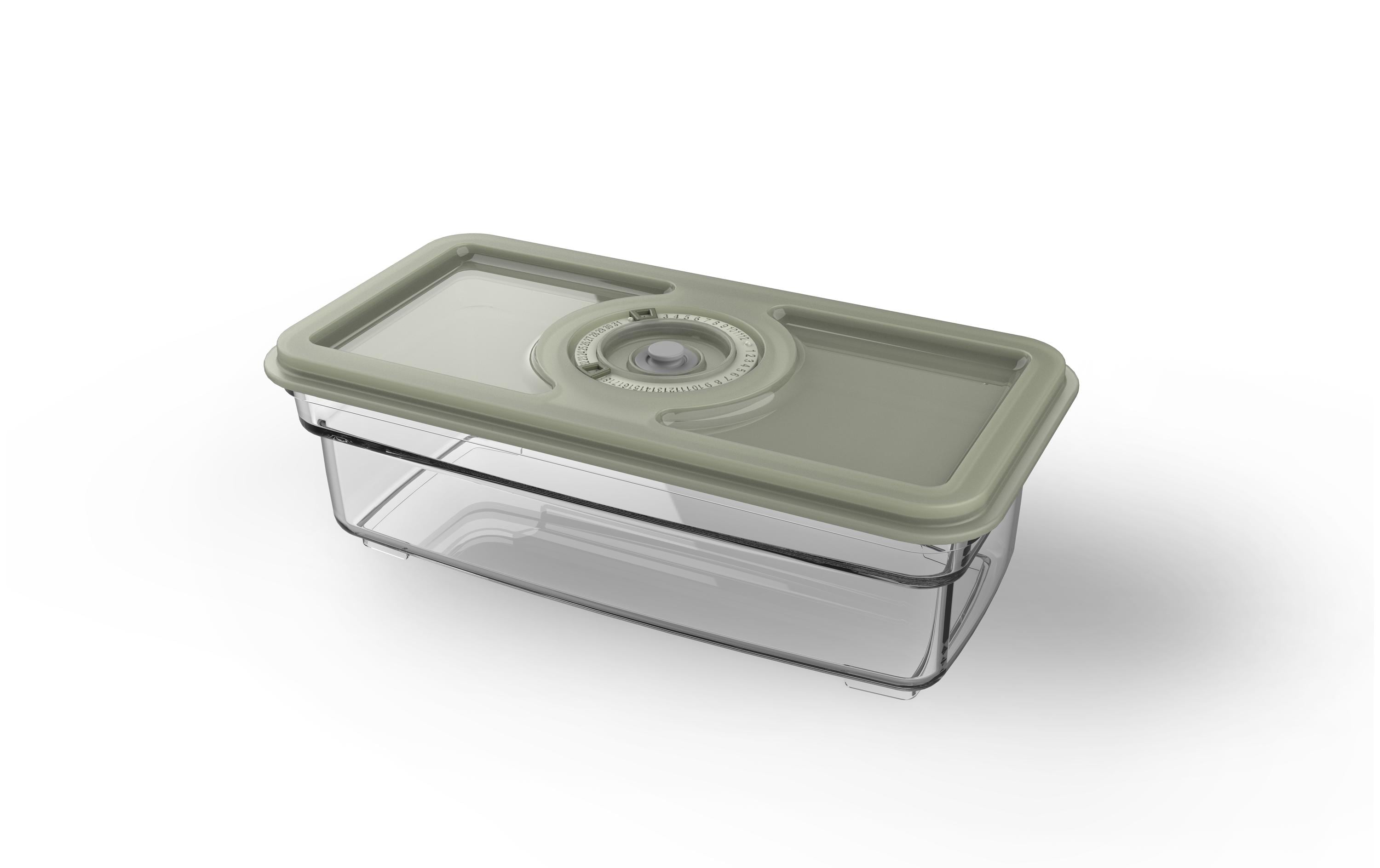 Vakuumier-Behälter EVFB1 2 Stück (1.6 l / 1.0 l)Vakuumierbare Lebensmittelbehälter