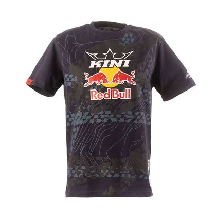 T-Shirt manches courtes Kini Red Bull TOPOGRAPHY - Bleu