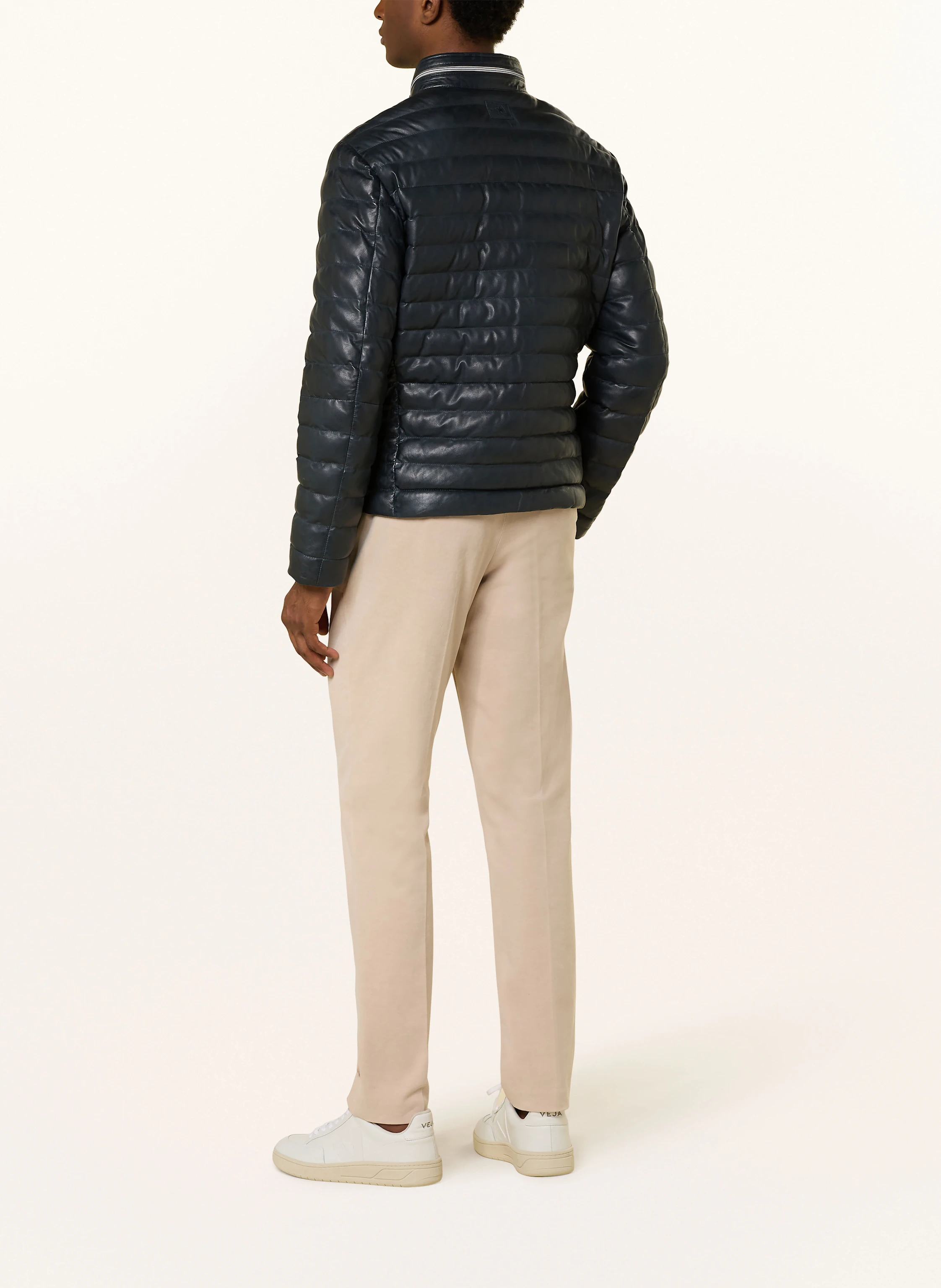MILESTONE Steppjacke MSCORTINO aus Leder mit DUPONT™ SORONA®-Isolierung