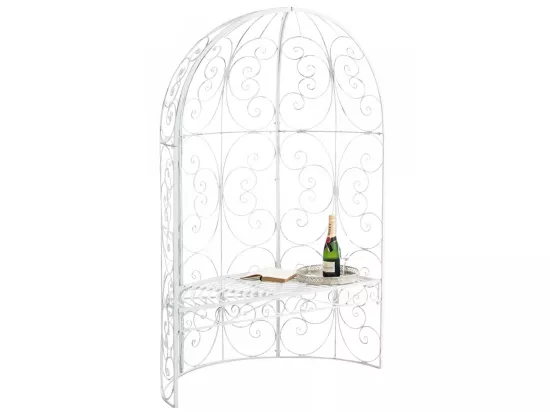 Arche à rosiers - Métal & Métal - Blanc antique - Rosie
