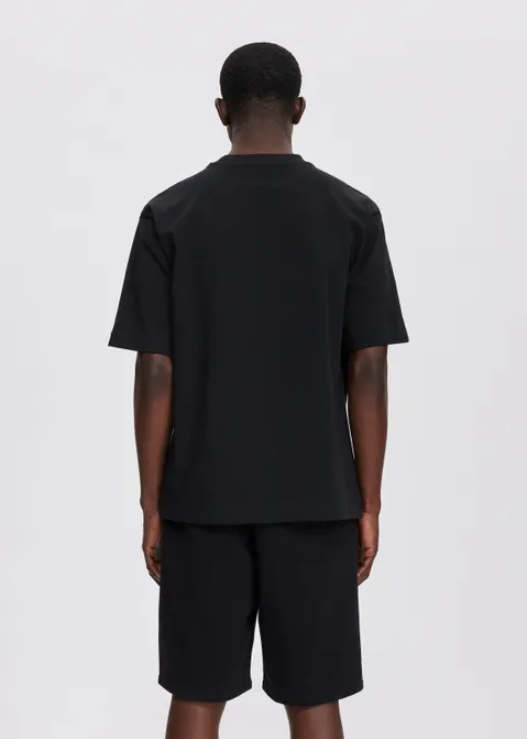 Oversized t-shirt block zwart (ZWART)