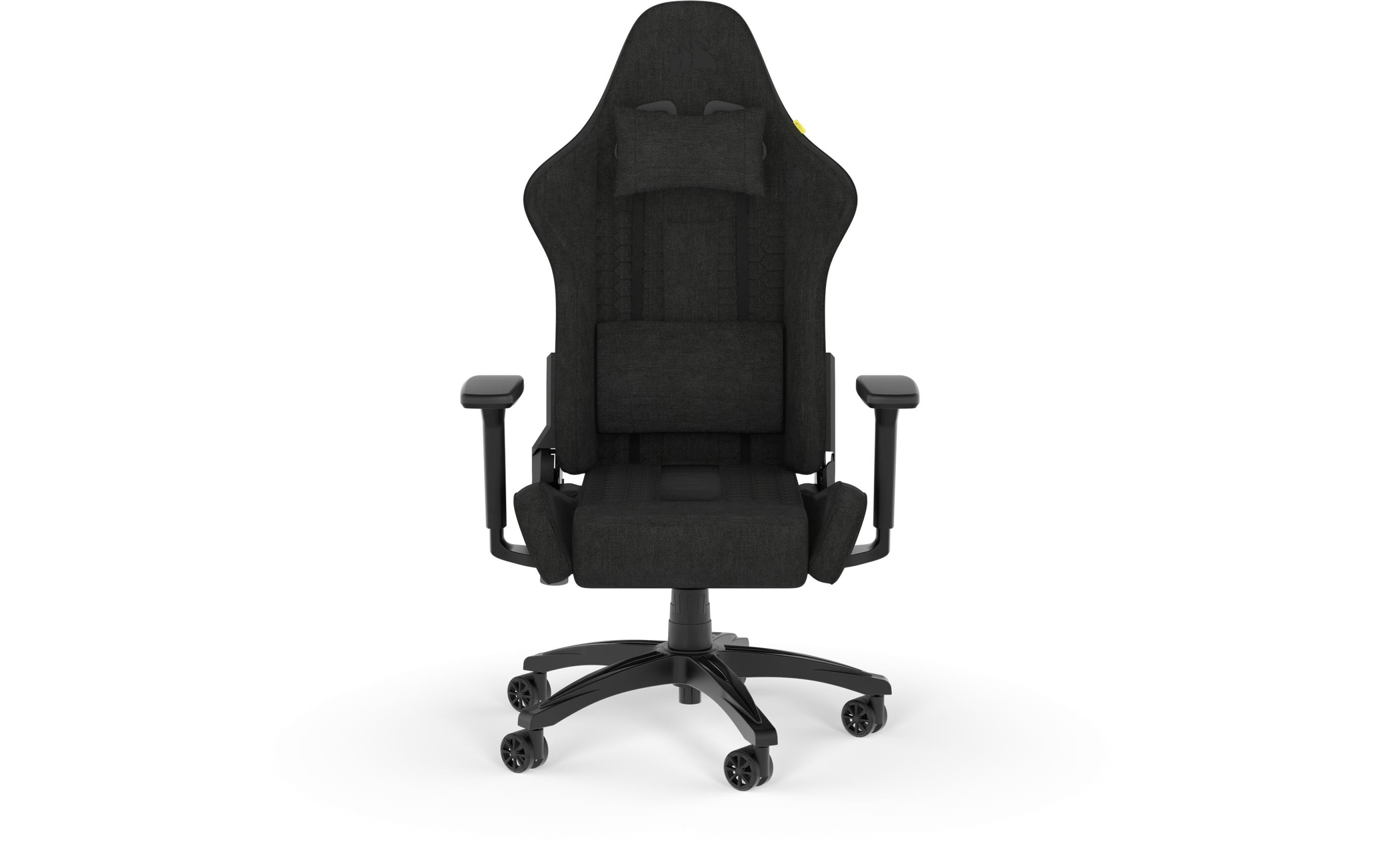 Gaming-Stuhl TC100 Relaxed Stoff Schwarz<br>Gaming-Computerstuhl mit 120 kg Belastbarkeit