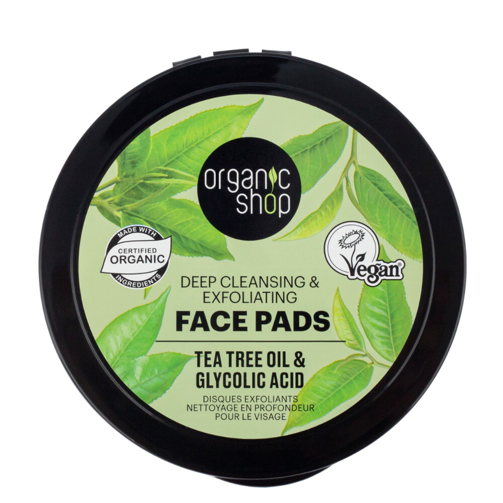 Organic Shop Face Pads Deep cleansing20 pcs