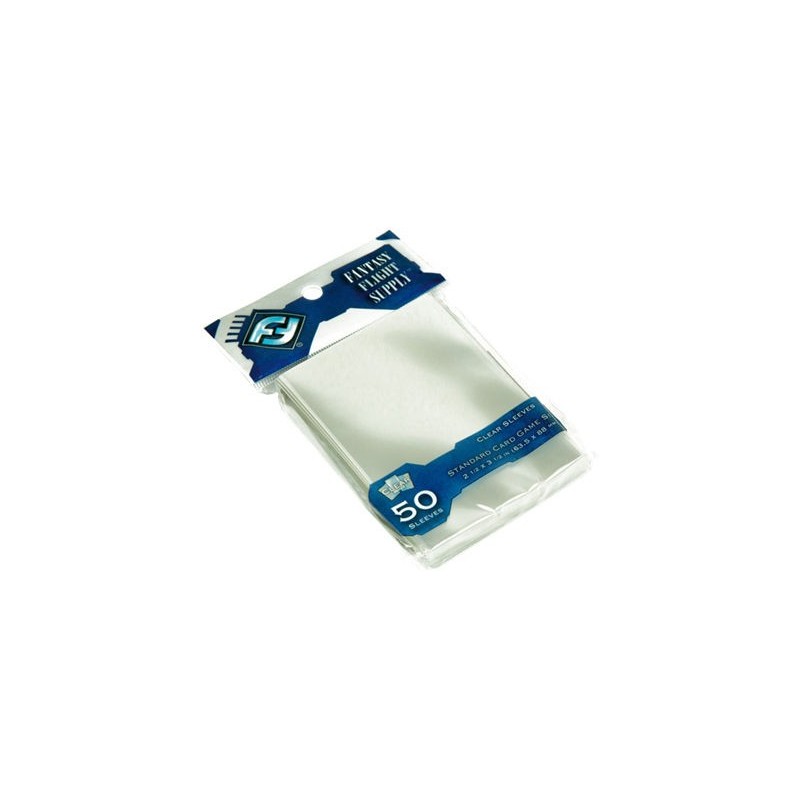 Sleeves FFG Gris et Bleu Transparents 63.5x88