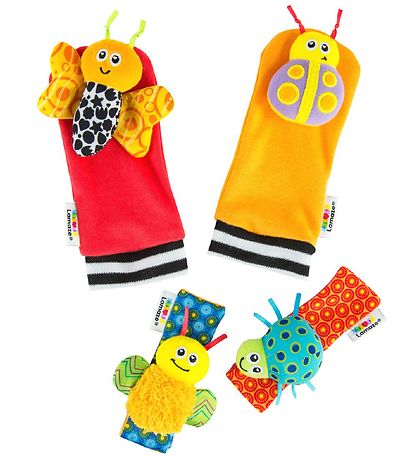Lamaze Handgelenk- und Fußrassel-Set - Gardenbug