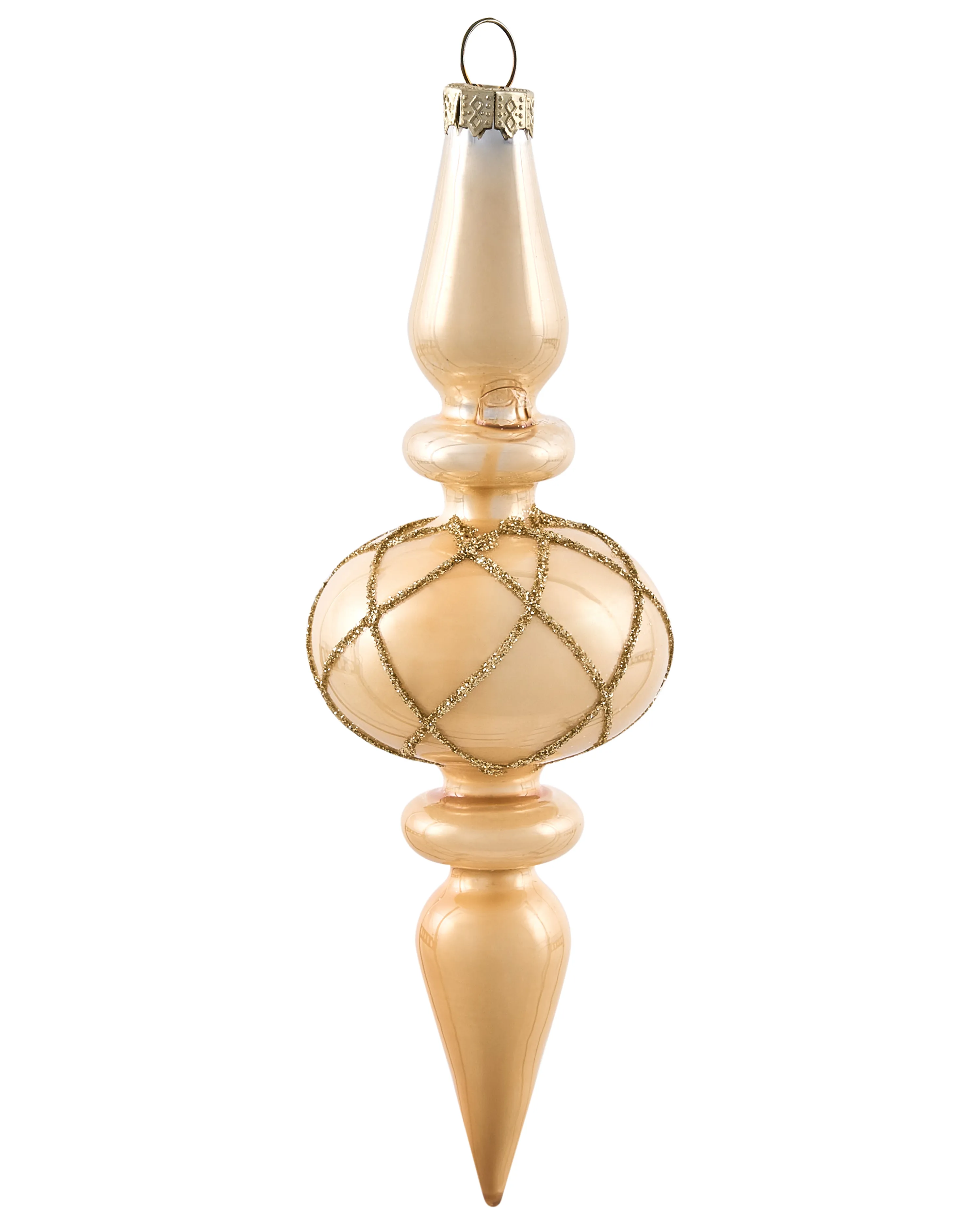 Set van 35 kerstballen BLING Glas Goud
