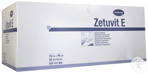 Hartmann Zetuvit E Pansements Absorbants Non Stériles 20x40cm Pièces 30 (4138661)