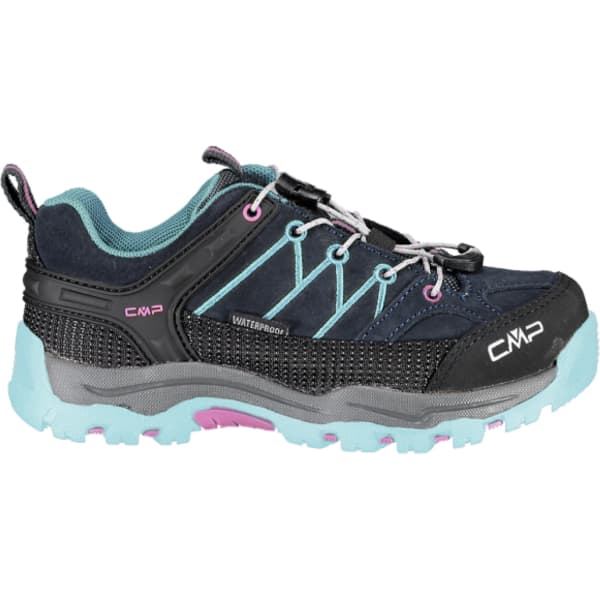 Chaussure de randonnée basse CMP KIDS RIGEL LOW TREKKING WP B.BLUE ACQUA