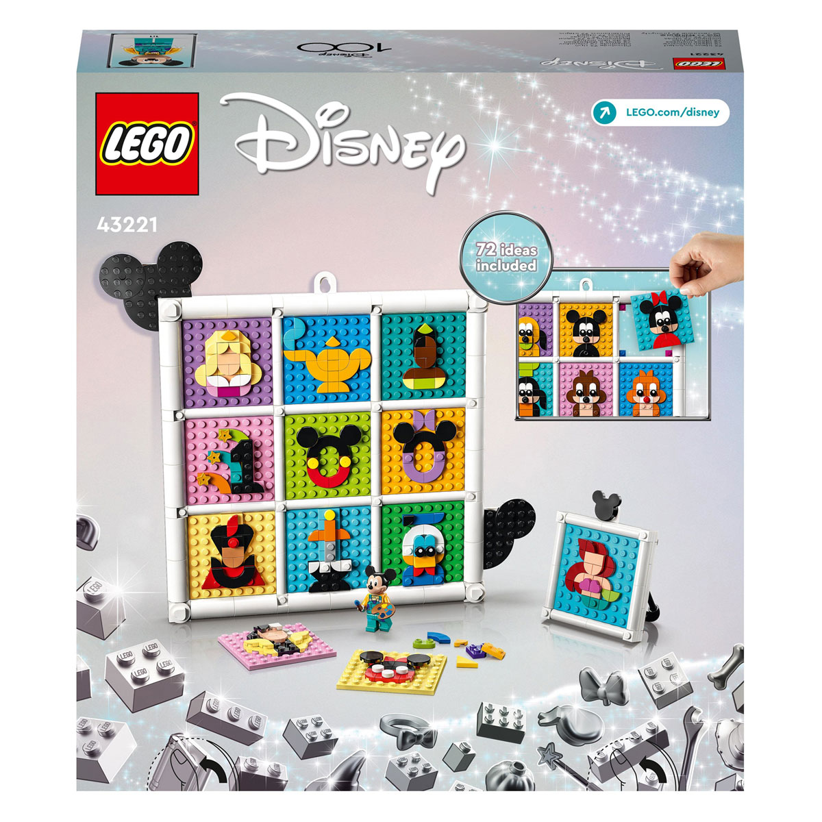 LEGO Disney43221 100 Jaar Disney Animatiefiguren