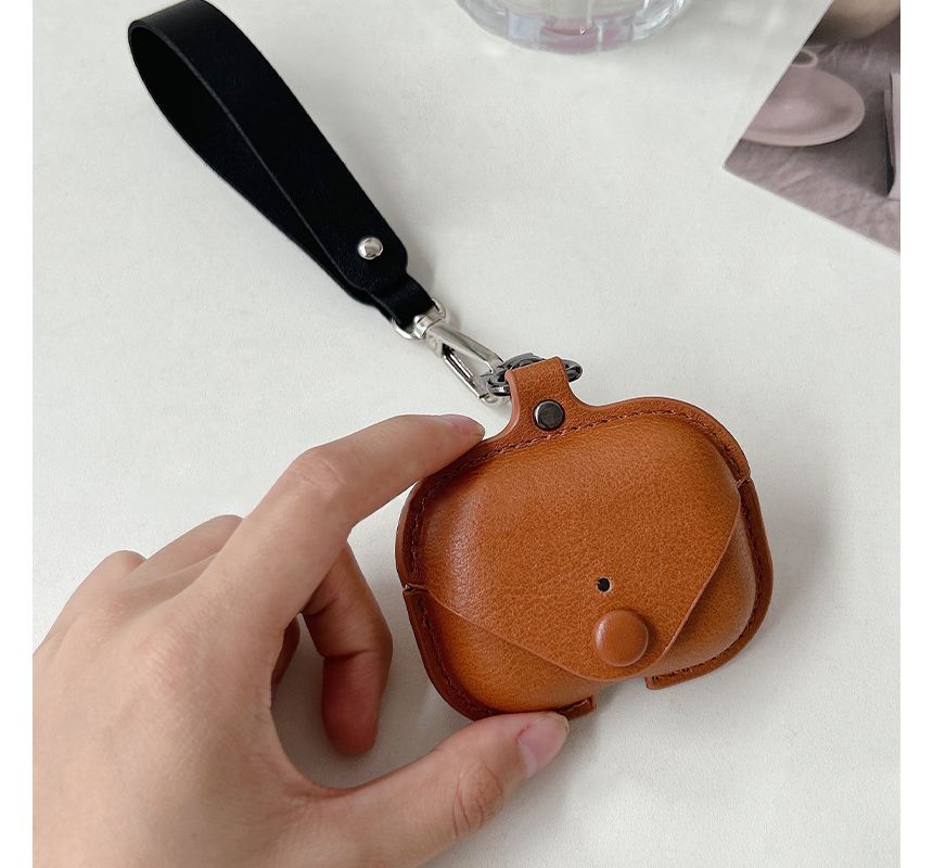 Candy Lemon - Kunstleren AirPods / Pro oortelefoonhoesje