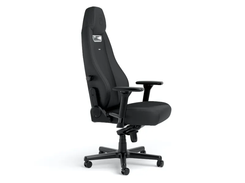 Noblechairs LEGEND - Spillestol - ergonomisk - armstøtter - T-formet - vippe - højteknologisk PU, high-tech falsk læder - sort