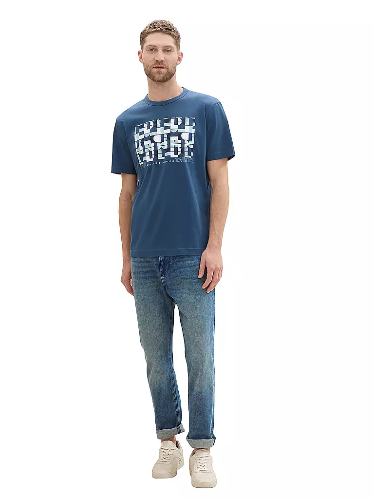 TOM TAILOR T-Shirt dunkelblau