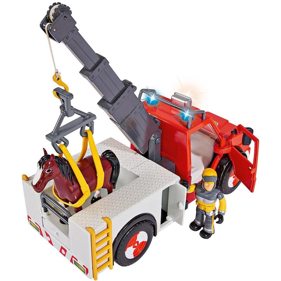 Simba Toys Feuerwehrmann Sam - Phoenix mit Figur und Pferd
