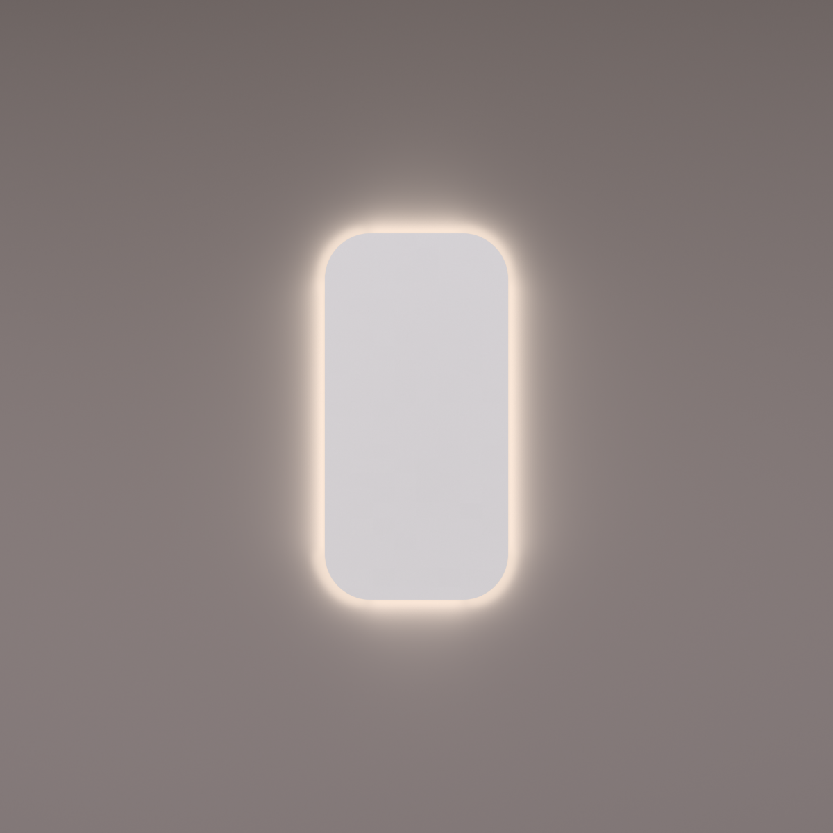 Hipp Design B01 rechthoekige spiegel 40x80cm met LED verlichting en verwarming
