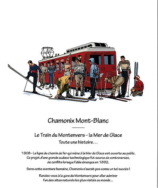 ELISA GIACOMOTTI - BD TRAIN DE MONTENVERS LA MER DE GLACE